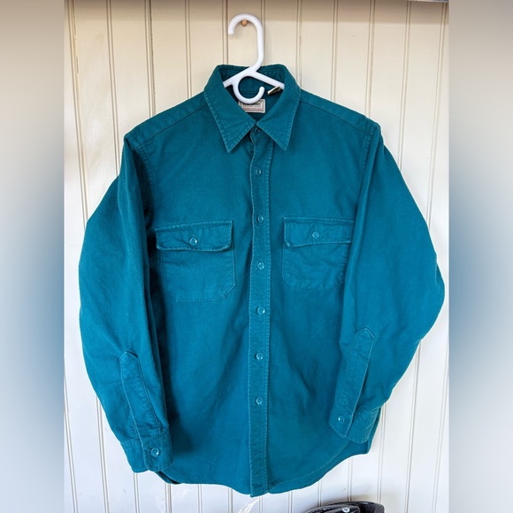 Vintage L.L. Bean Made in USA Chamois Shirt - Picture 1 of 6